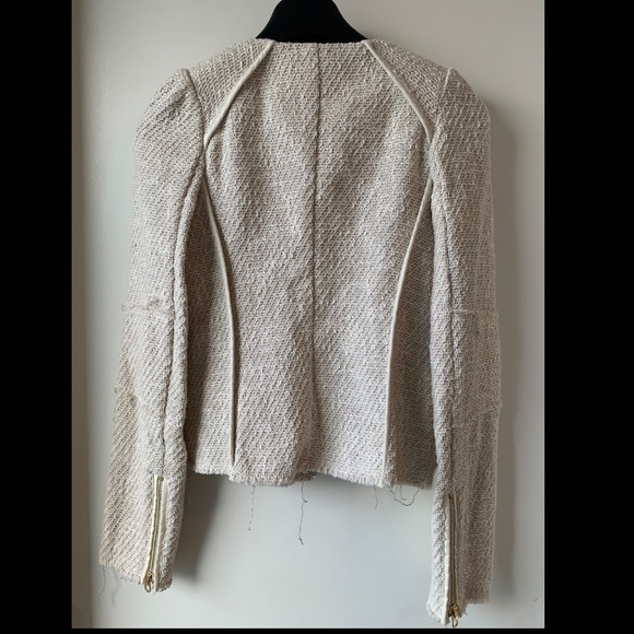 Juicy Couture BEIGE TWEED JACKET - Picture 2 of 6
